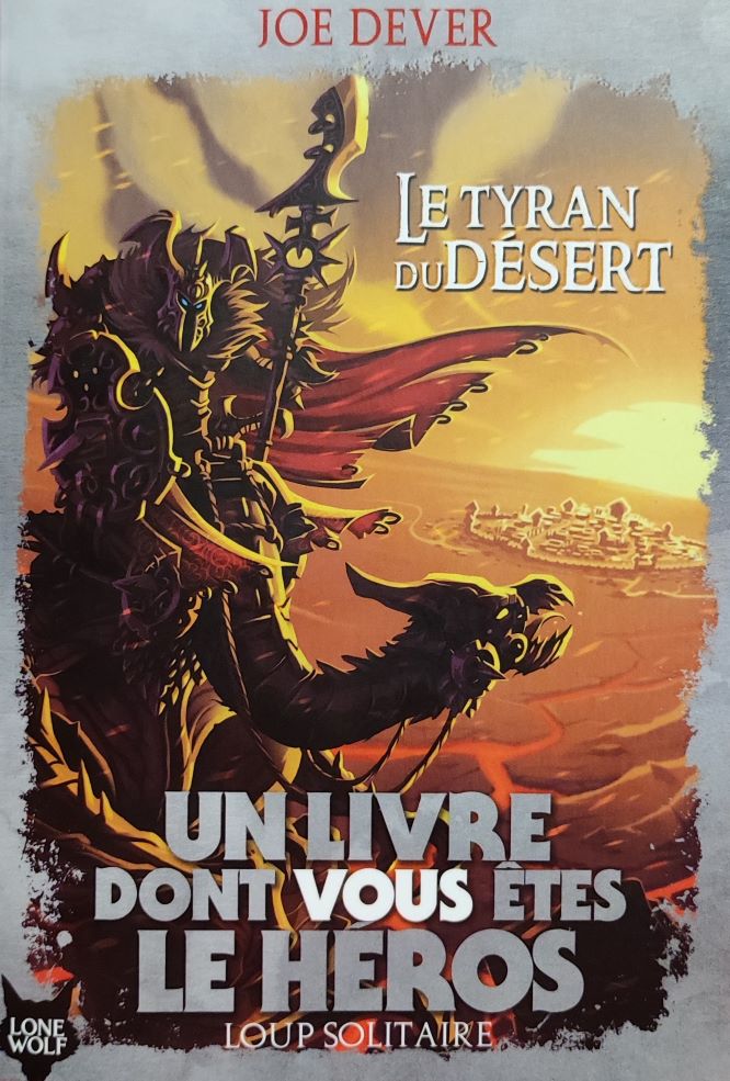 Couverture du livre Loup Solitaire Tome 5: Le Tyran du Désert