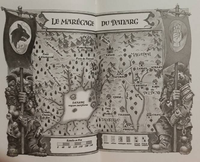 carte du Magnamund pour la région du Dessi